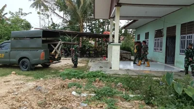 KOREM 181/PVT LAKSANAKAN REHAB PANTI ASUHAN