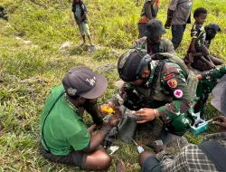 Prajurit Petarung 133 Yudha Sakti, Yudha Sakti Hadir untuk Rakyat, Bagikan Masker demi Kesehatan Warga Papua