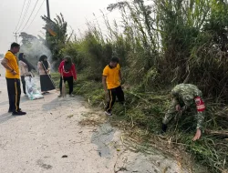 Cegah Genangan Air, Kodim 1404/Pinrang Bersama Warga Bersihkan Drainase di Desa Bunga