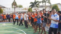Jum’at Sehat, Lapas Banjarbaru Perkuat Kebugaran Petugas dan Warga Binaan Melalui Senam Bersama